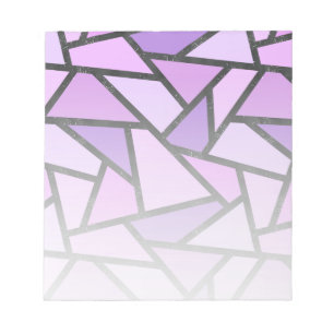 Farbtöne des lilac-farbenen Glasmusters Notizblock