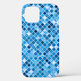 Farbtöne des Mosaikfliesen-Musters "Blau" Case-Mate iPhone Hülle