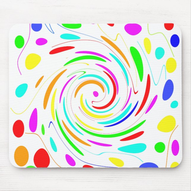 Farbtöne drehen Mousepad (Vorne)