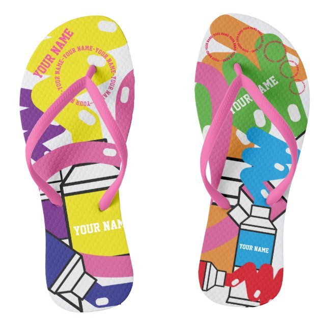 Farbtöne Flip Flops (Fußbett)