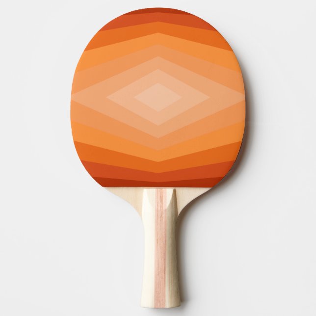Farbtöne geometrischer Abstrakter Kunst Tischtennis Schläger (Vorderseite)