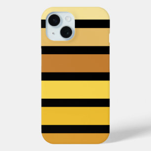 Farbtöne mit goldgelben Streifen auf schwarz Case-Mate iPhone Hülle