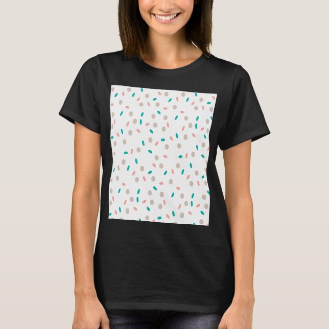 Farbtöne und Chaos-Chiffon oben T-Shirt (Vorderseite)