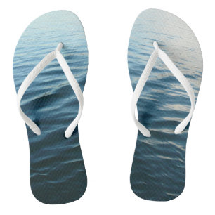 Farbtöne von Abstrakter Naturfotografie Flip Flops