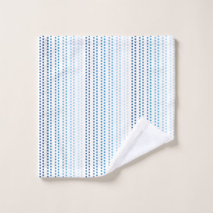 Farbtöne von Blau mit veränderbarer Hintergrundfar Waschlappen