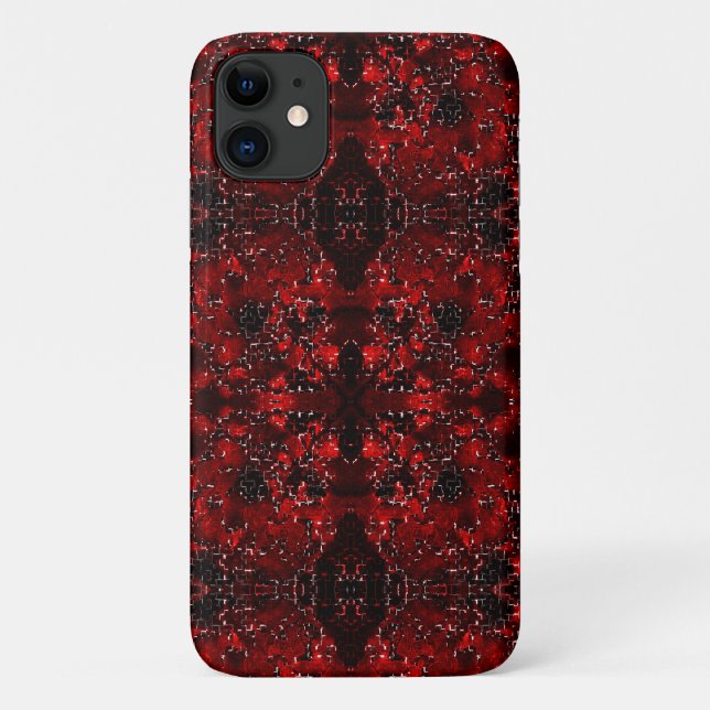 Farbtöne von grün und weiß gestrichen Case-Mate iPhone hülle (Rückseite)