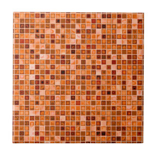 Farbtöne von Kupfer-Tan-Mosaikfliesen Fliese