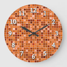 Farbtöne von Kupfer-Tan-Mosaikfliesen