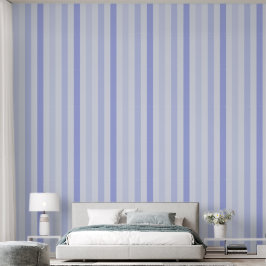 Farbtöne von Lila Blau, Periwinkle Streifen Akzent Tapete