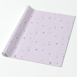 Farbtöne von lila Dotverpackungspapier Geschenkpapier