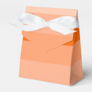 Farbtöne von Orange Streifen Geschenkschachtel