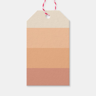 Farbtöne von Peach Gradient Geschenkanhänger