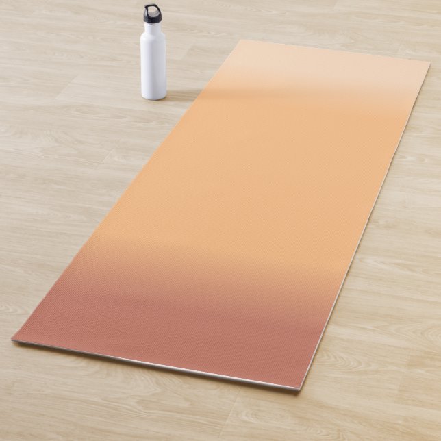 Farbtöne von Peach Gradient Yogamatte (Beispiel)