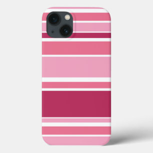 Farbtöne von rosa Streifen Case-Mate iPhone Gehäus Hülle