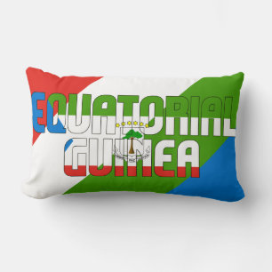 Farbträume mit der Äquatorialen Guinea Lendenkissen