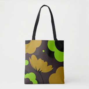 Farbttherapie-Abstrakt-Blumentasche Tasche