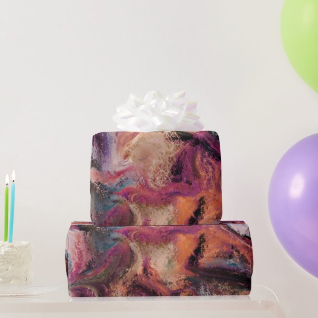 Farbtupfer Geschenkpapier (Partygeschenke)