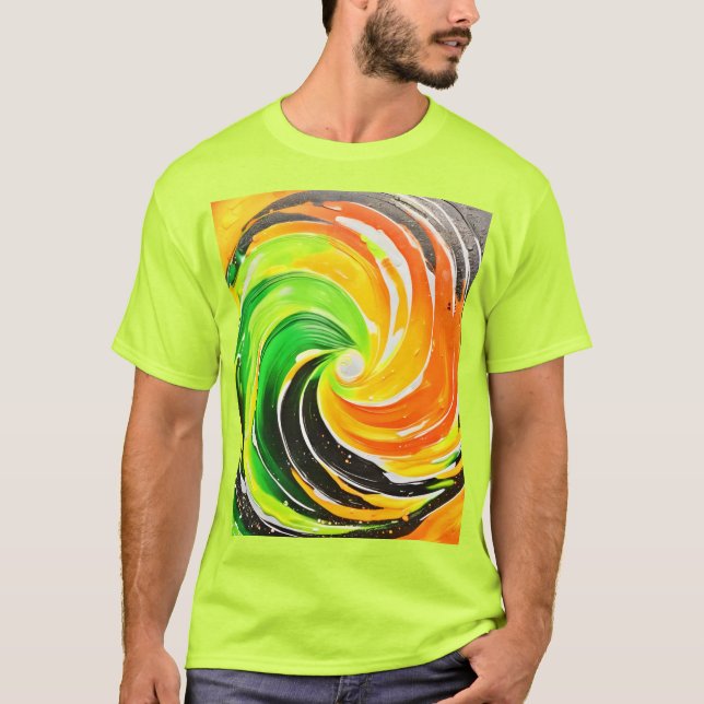 Farbtupfer T-Shirt (Vorderseite)