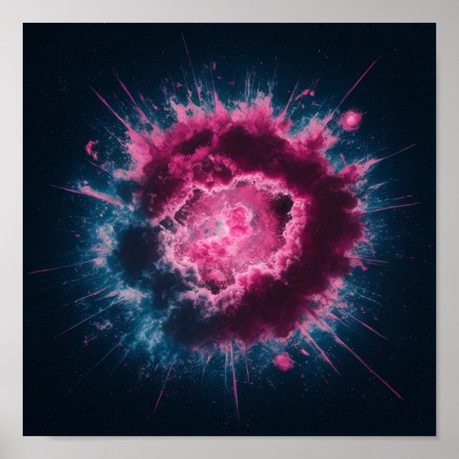 Farbüberschlag Poster (Vorne)