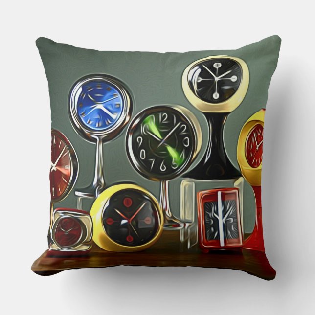 Farbuhren Pillow Kissen (Vorderseite)