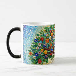 Farbverändernde Keramik-Tassen-Mosaikbaum-Muster Verwandlungstasse