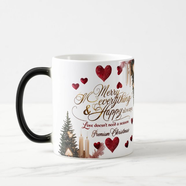 Farbverändernde Tasse – Premium-Weihnachtsgeschenk (Links)