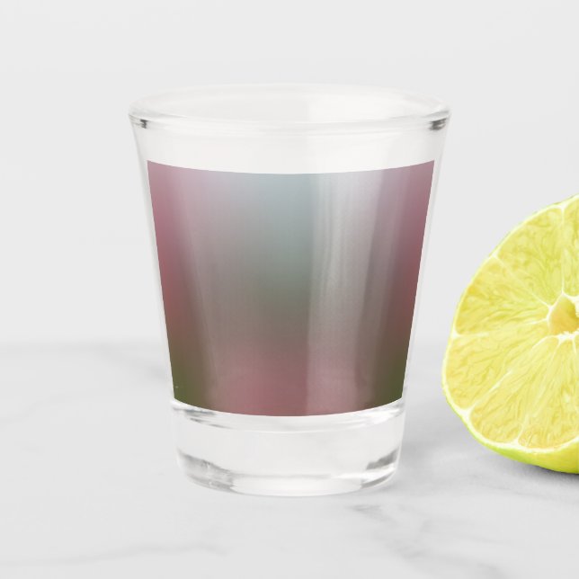 Farbverlauf auf Shotglas Schnapsglas (Vorderseite)