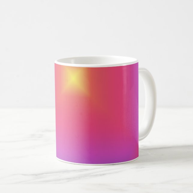 Farbverlauf colored bunt Kaffe bunte Kaffeetasse (VorderseiteRechts)