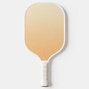 Farbverlauf Gelb und Pfirsichfarben Pickleball Schläger