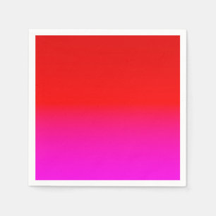 Farbverlauf Ober rosa , Scharbe , rot , rosa Serviette