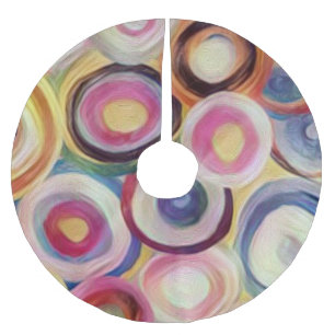 Farbverlauf, rauer Texturhintergrund Polyester Weihnachtsbaumdecke