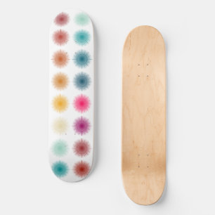 Farbverlauf von 12 Sonnen Skateboard