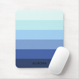 Farbverlauf zurück zur Schule - Individuelle Name Mousepad