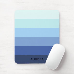 Farbverlauf zurück zur Schule - Individuelle Name Mousepad
