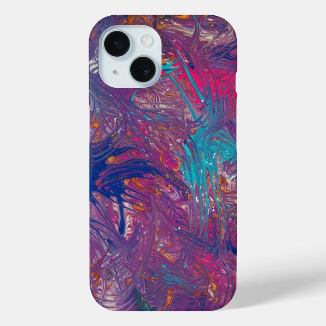 Farbverläufe Vortex-Design Case-Mate iPhone Hülle (Rückseite)