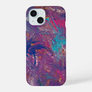 Farbverläufe Vortex-Design iPhone 15 Hülle