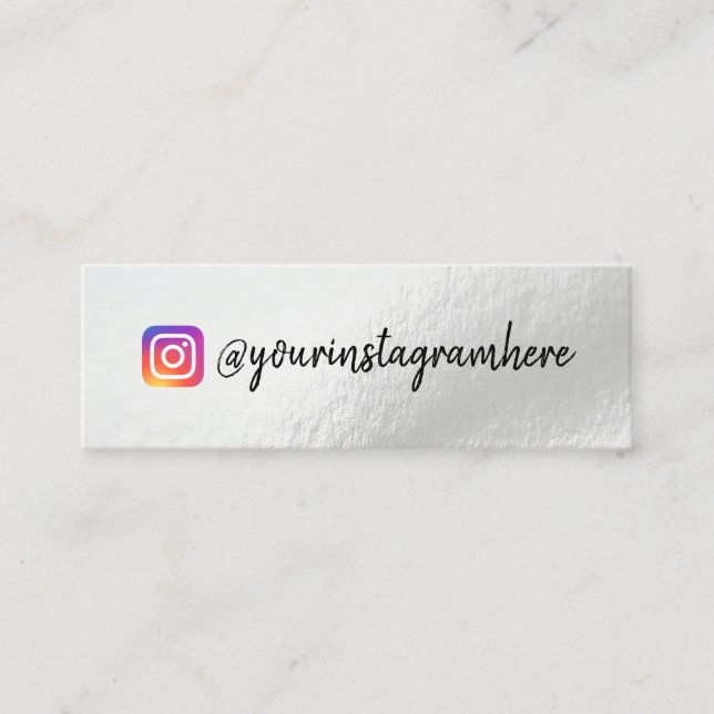 Farbverschiebung Holographische Mini-Visitenkarte Mini Visitenkarte (Vorderseite)