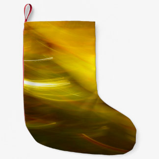Farbvielfarbiger abstrakter Hintergrund, Bewegung Kleiner Weihnachtsstrumpf