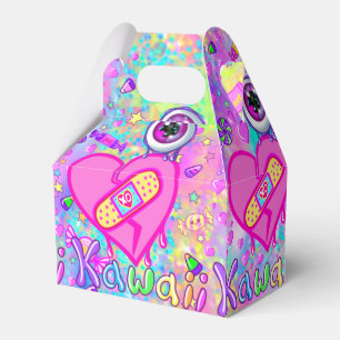 Farbvoll Niedlich I Liebe Kawaii Gastgeschenk Box Geschenkschachtel
