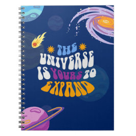 Farbvolle Cartoon Universe Notebook-Abdeckung Notizblock