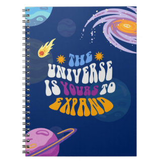 Farbvolle Cartoon Universe Notebook-Abdeckung Notizblock