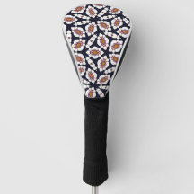 Farbvolle Geometrische Abstrakte Golf Club Head Co