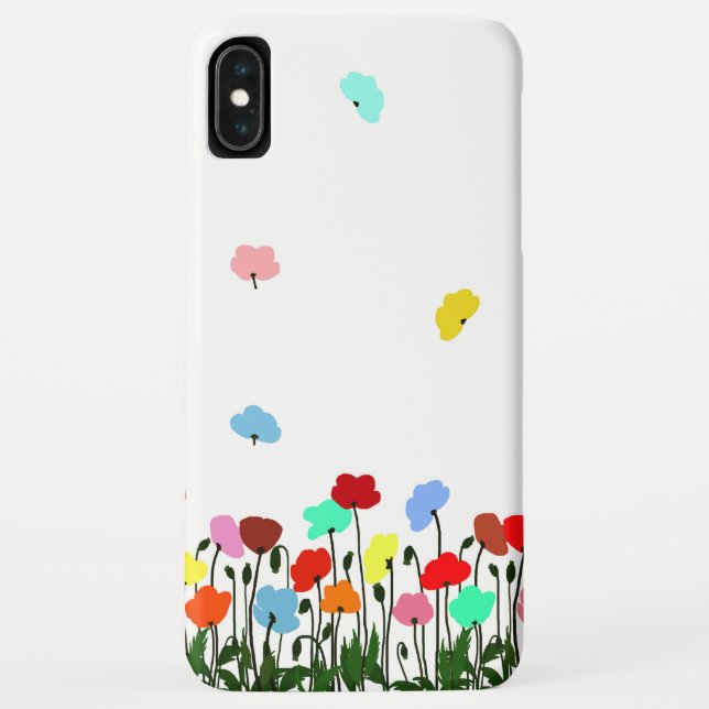 Farbvolle Mohnblumen Case-Mate iPhone Hülle (Rückseite)