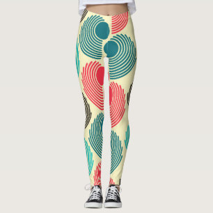 Farbvolle Punkte: abstraktes nahtloses Muster. Leggings