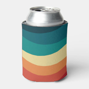 Farbvolle Retrostil-Kurven Design Dosenkühler