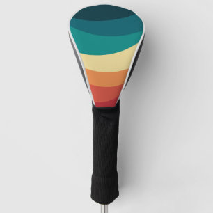 Farbvolle Retrostil-Kurven Design Golf Headcover