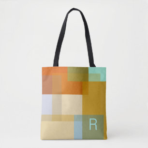 Farbvolle zeitgenössische geometrische Farbblöcke Tasche