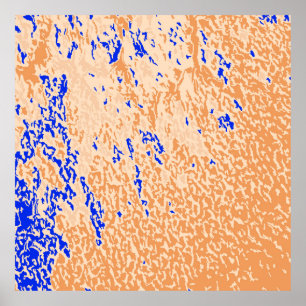 Farbvoller Grunge Hintergrund. Abstrakt Multicolor Poster