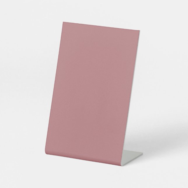 Farbvorlage für die Dusty-Rose Sockelschild (Vorderseite)