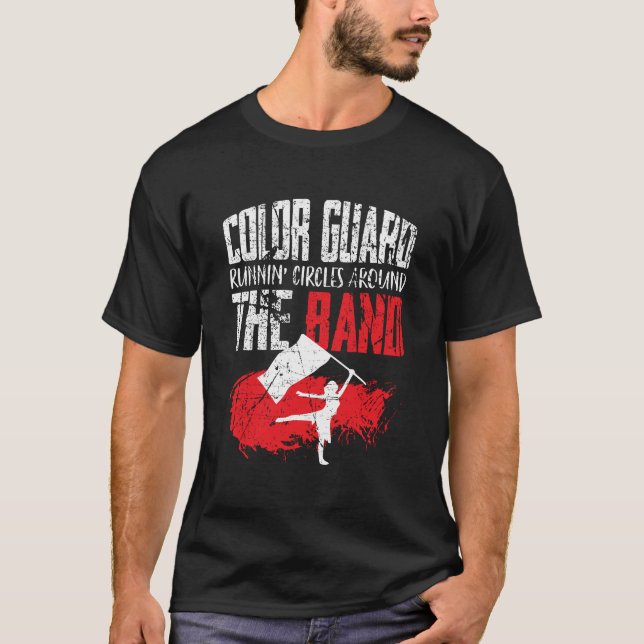Farbwächter-Geschenke, die um die Band kreisförmig T-Shirt (Vorderseite)